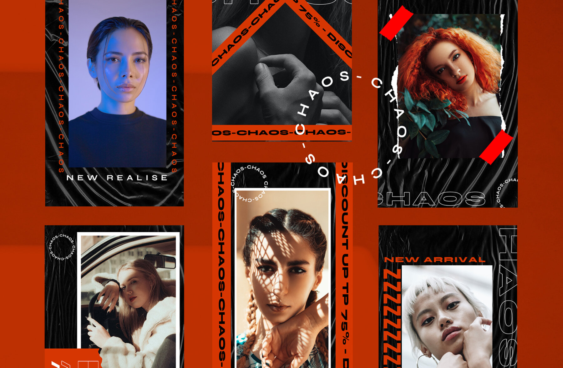 Chaos Instagram Template Chaos Instagram Template