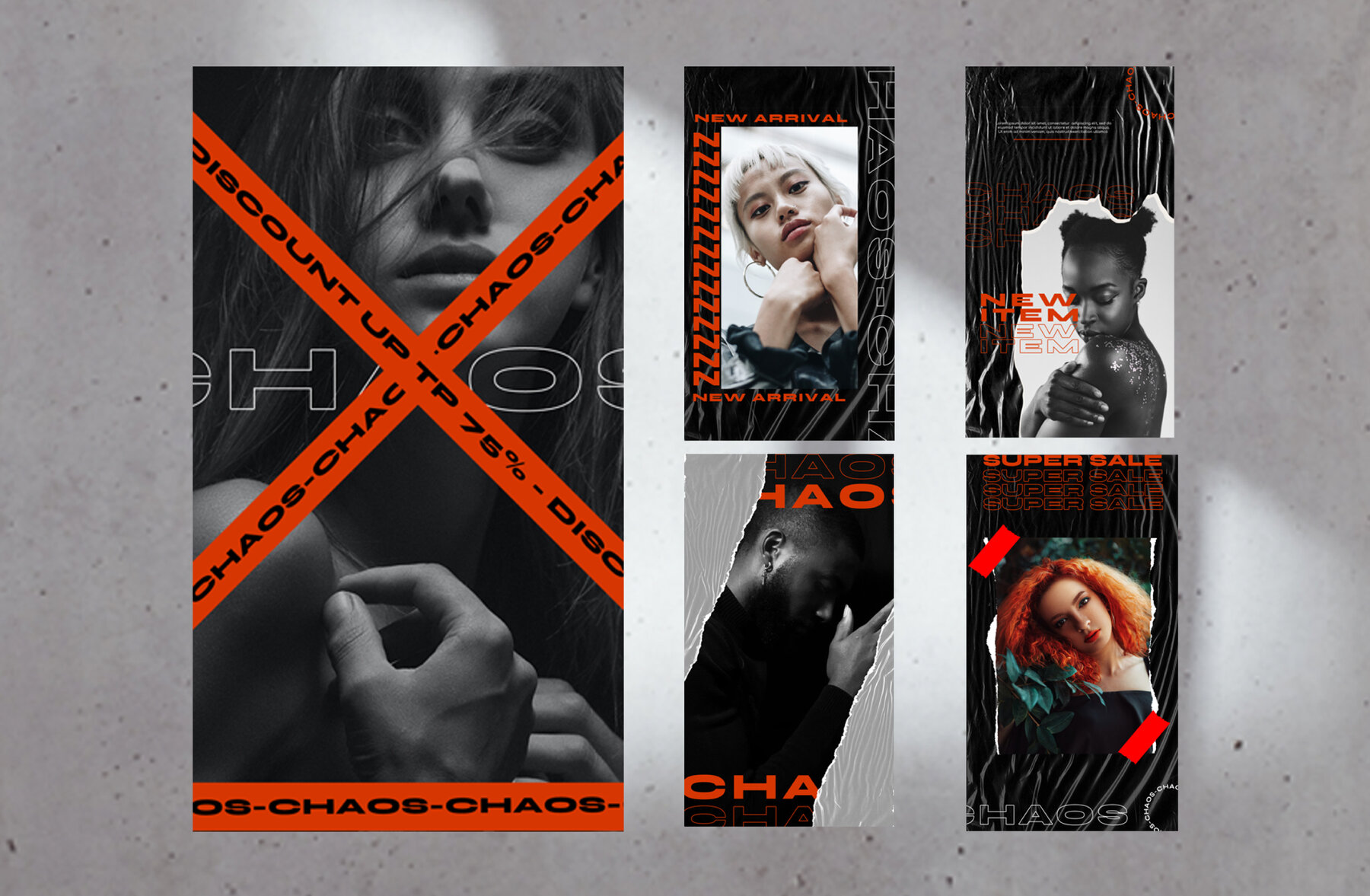 Chaos Instagram Template Chaos Instagram Template