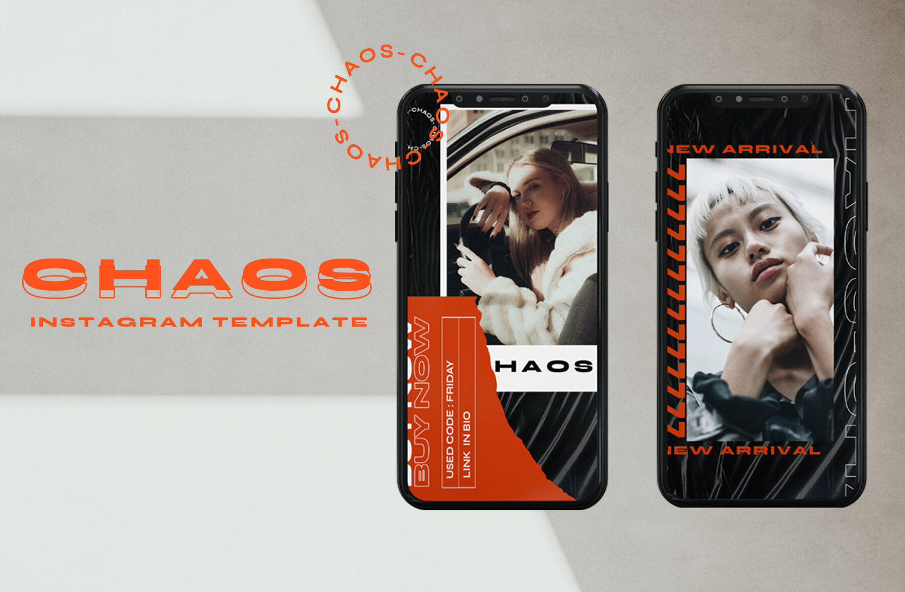 Chaos Instagram Template Chaos Instagram Template