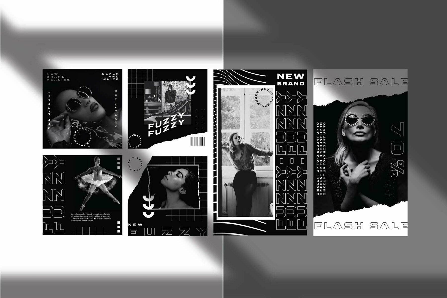 Fuzzy Instagram Template Fuzzy Instagram Template