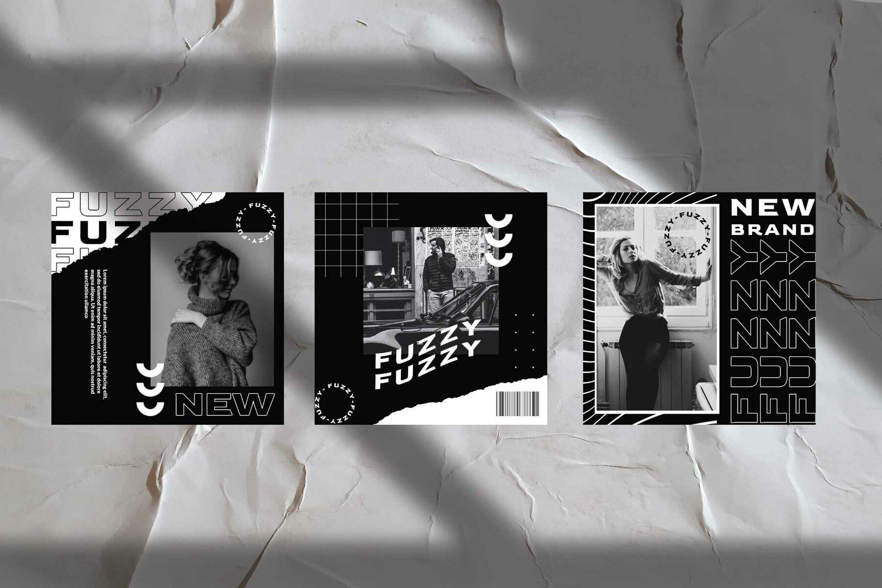 Fuzzy Instagram Template Fuzzy Instagram Template