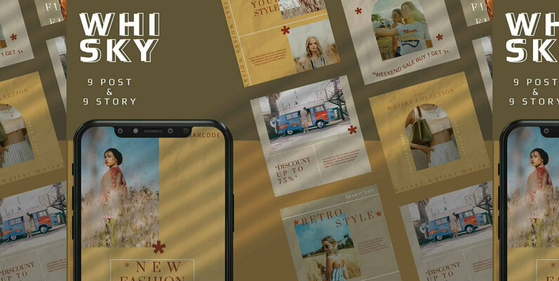 Whisky Instagram Template