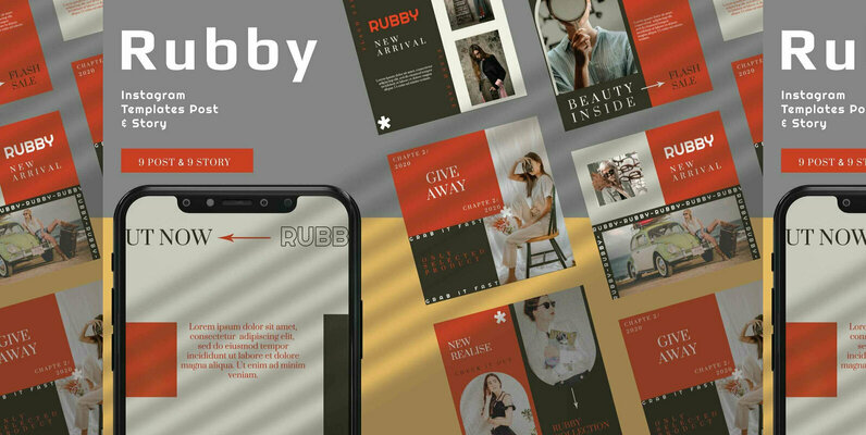 Rubby Instagram Template