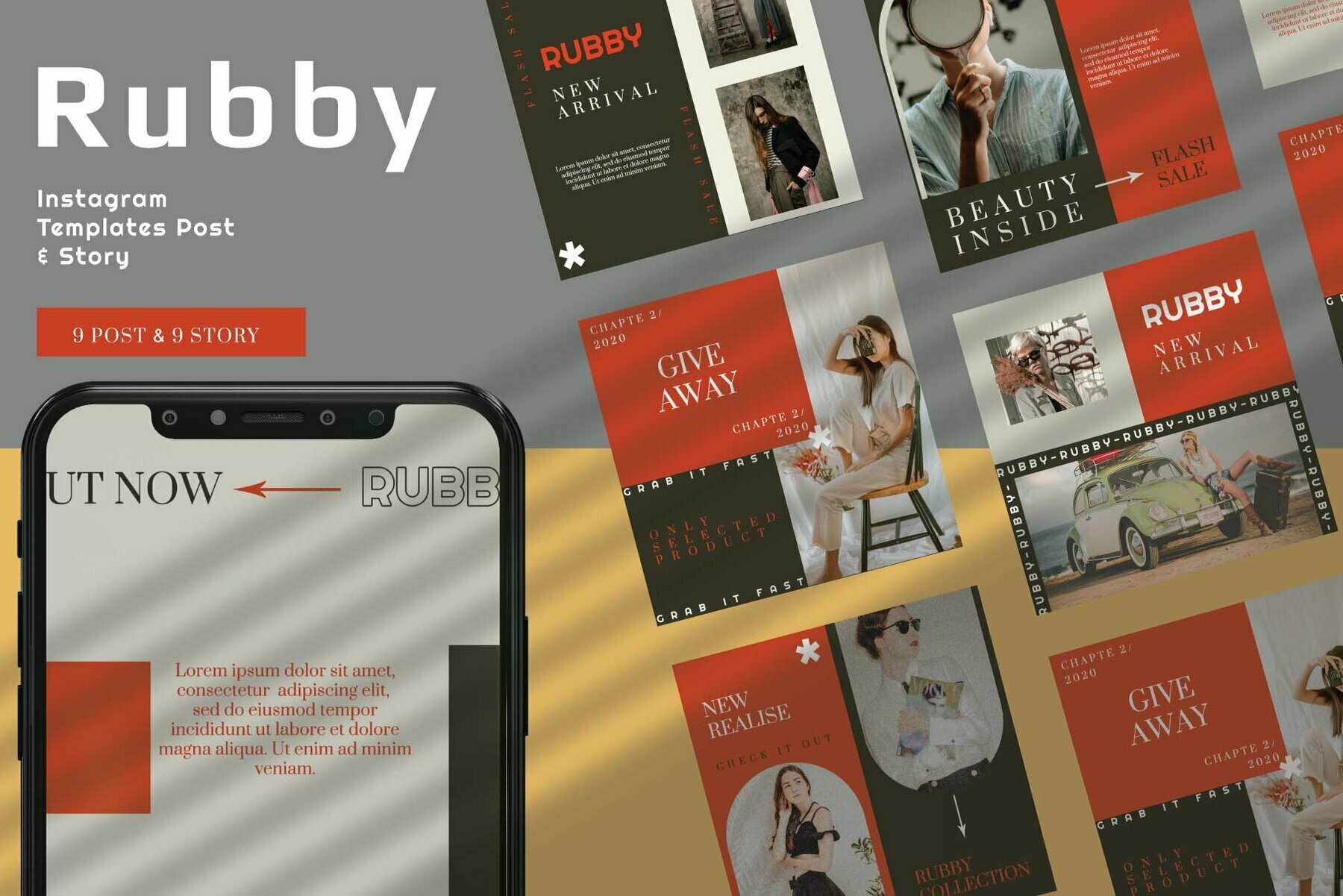 Rubby Instagram Template Rubby Instagram Template