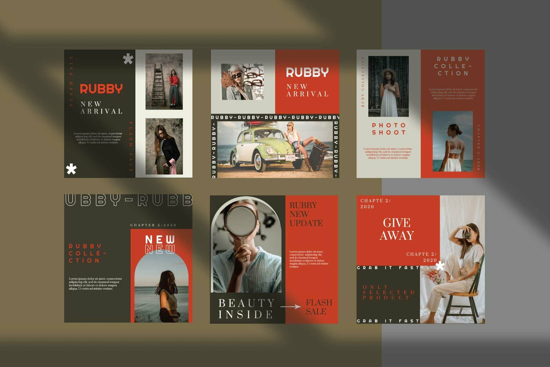 Rubby Instagram Template Rubby Instagram Template