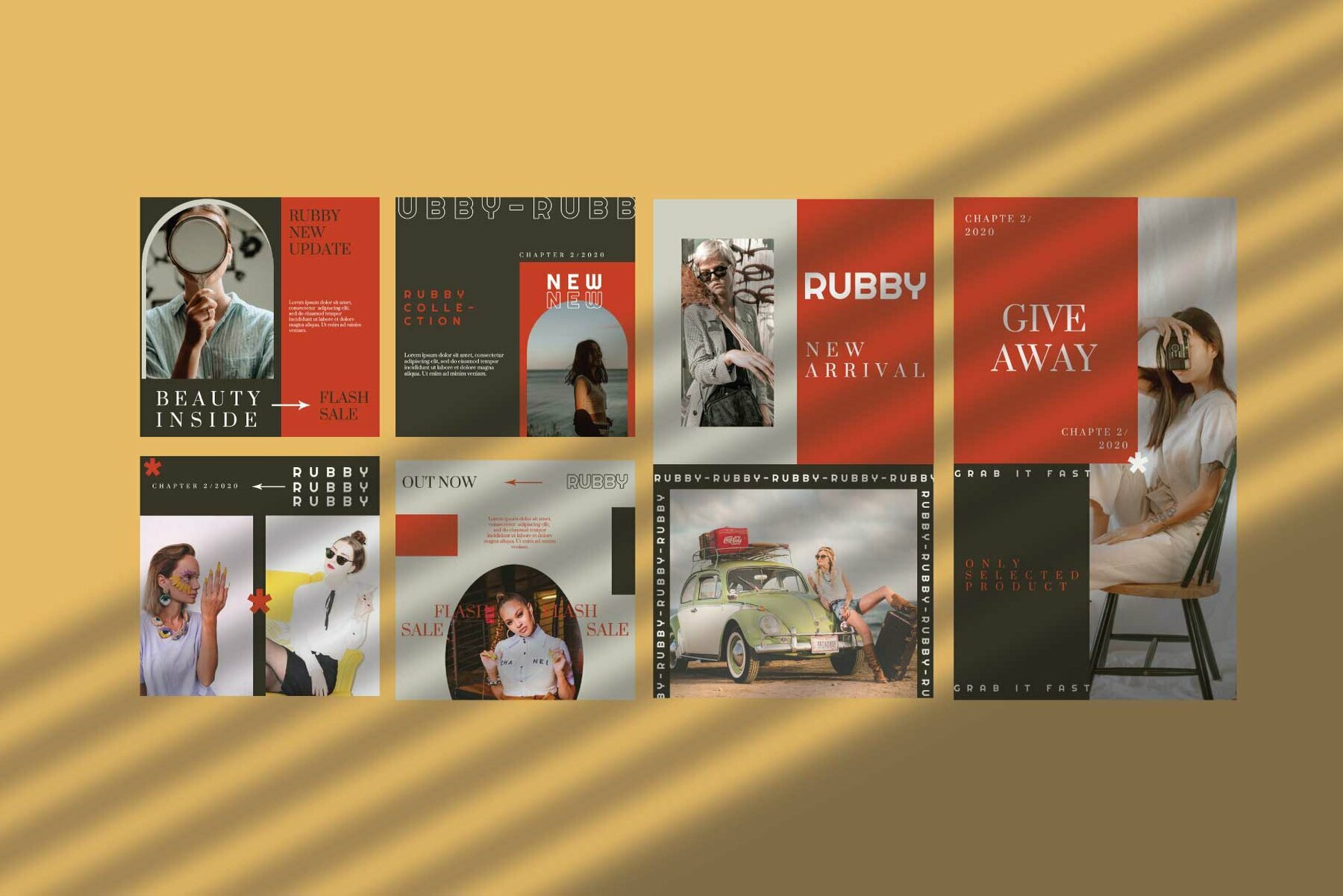 Rubby Instagram Template Rubby Instagram Template