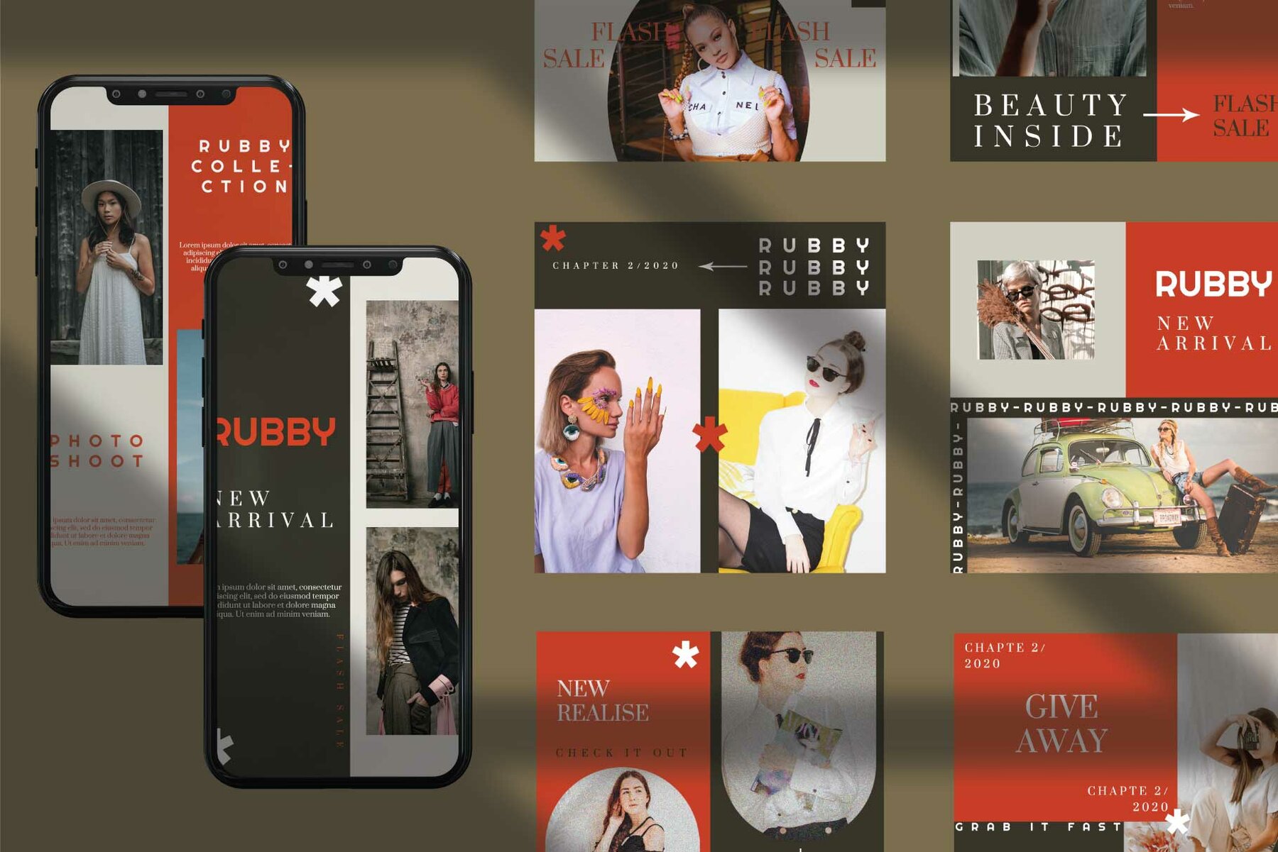 Rubby Instagram Template Rubby Instagram Template