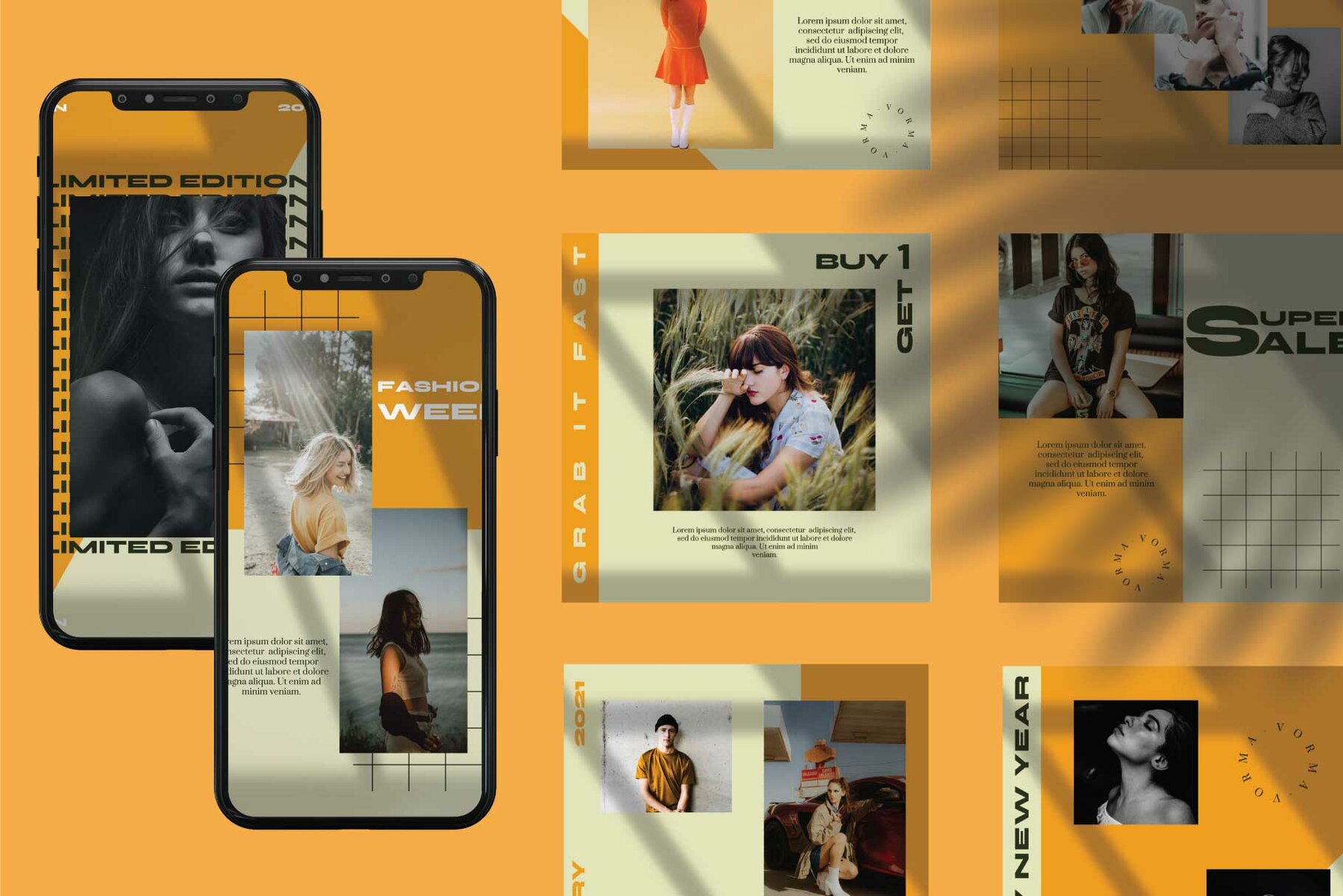 Vorma Instagram Template Vorma Instagram Template