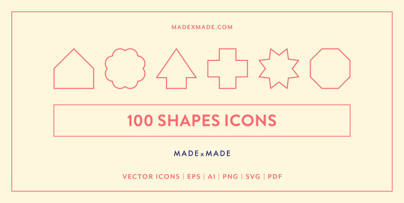 Shapes Line Icons