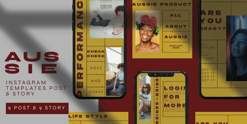AUSSIE Instagram Template