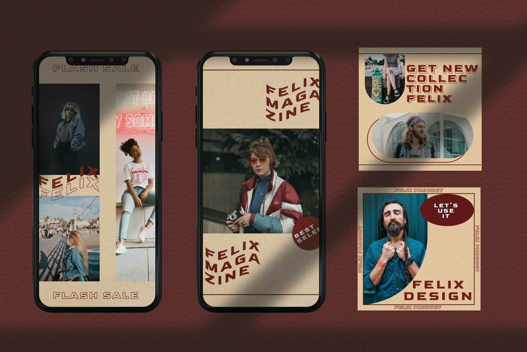 Felix Instagram Template Felix Instagram Template