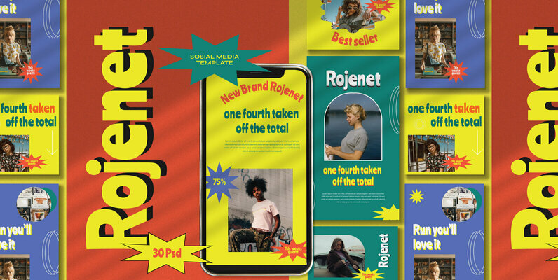 Rojanet Instagram Template