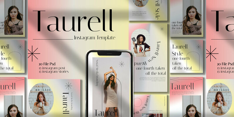 Taurel Instagram Template