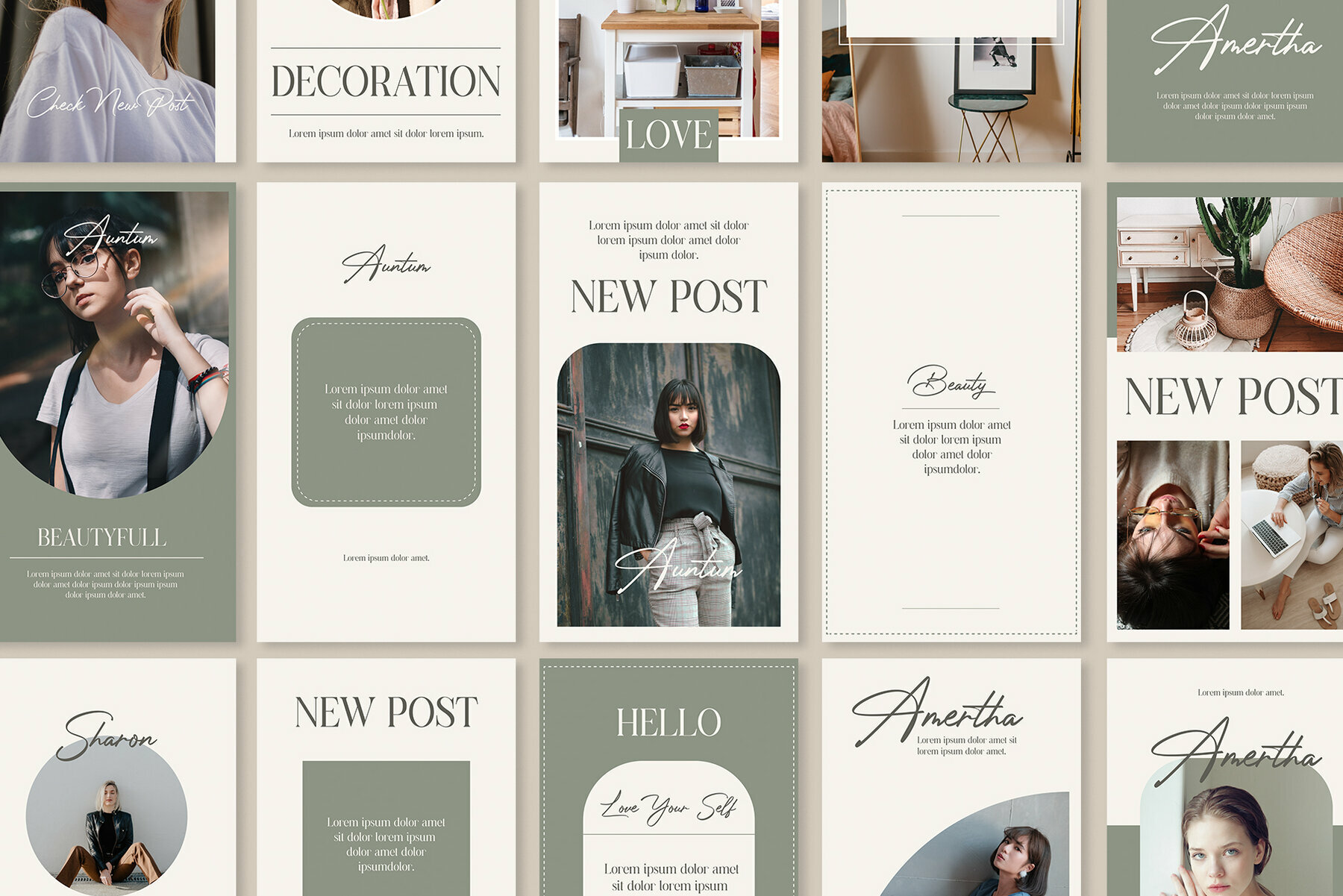 AUNTUM Instagram Template AUNTUM Instagram Template