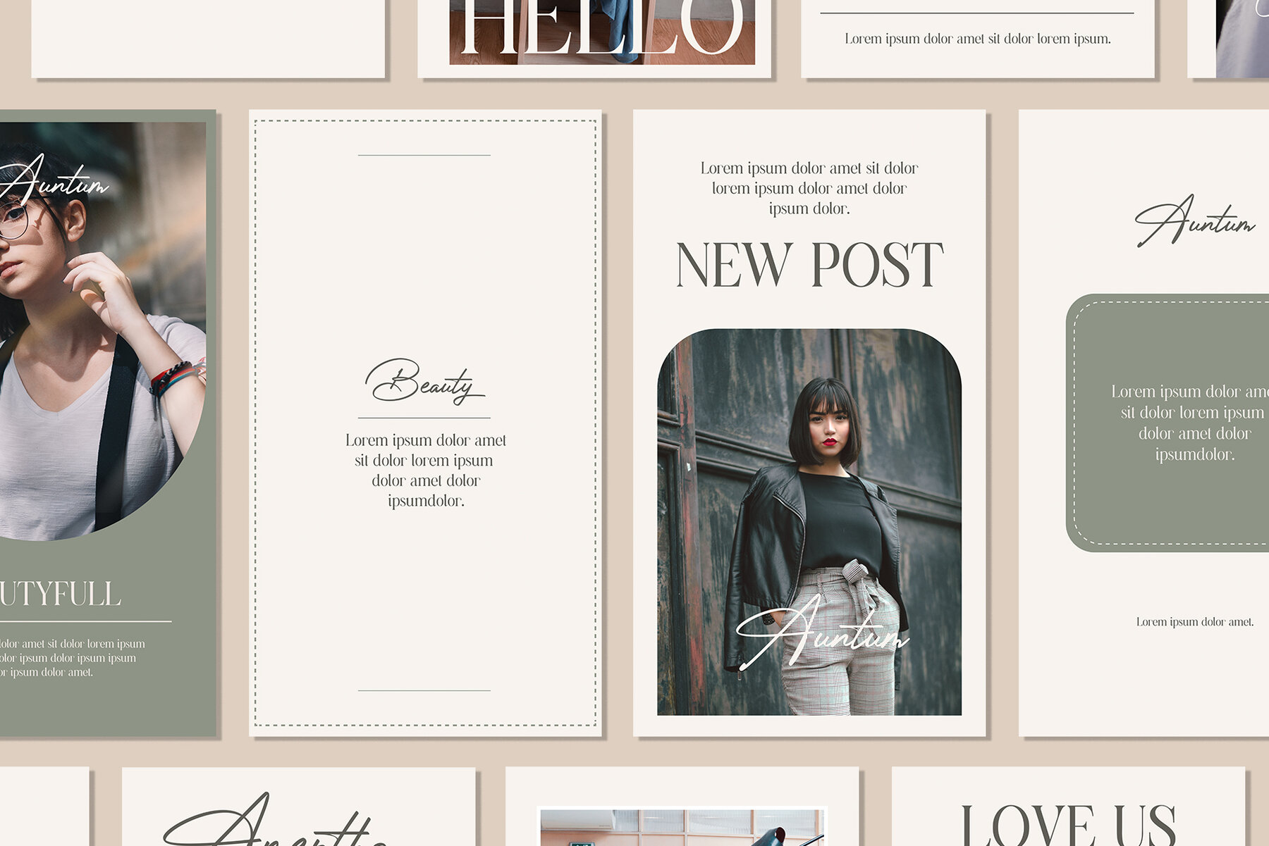 AUNTUM Instagram Template AUNTUM Instagram Template