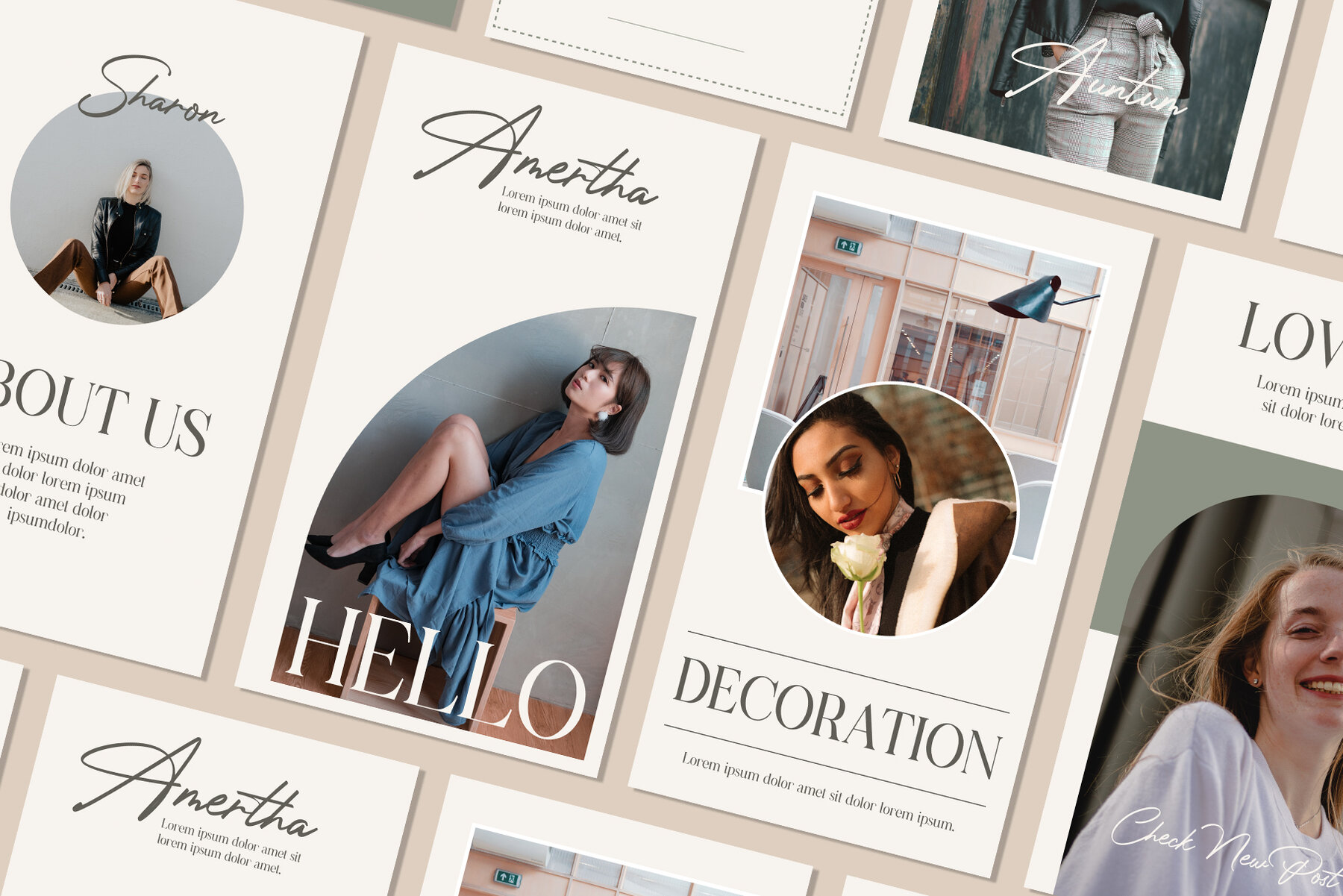 AUNTUM Instagram Template AUNTUM Instagram Template