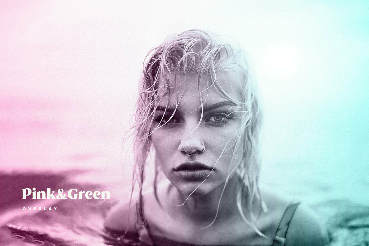 Duotone Photo Effect Mockup Duotone Photo Effect Mockup