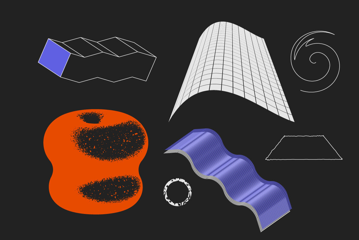 90 Vector Texture Shapes 90 Vector Texture Shapes
