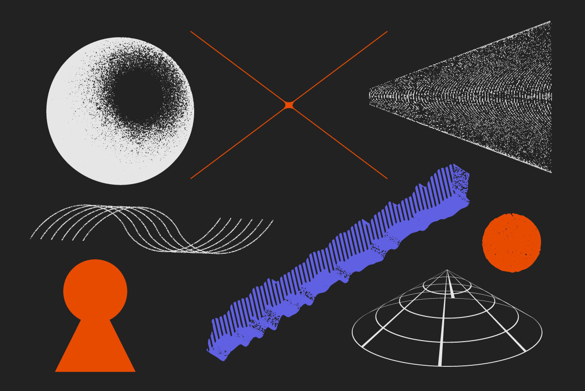 90 Vector Texture Shapes 90 Vector Texture Shapes