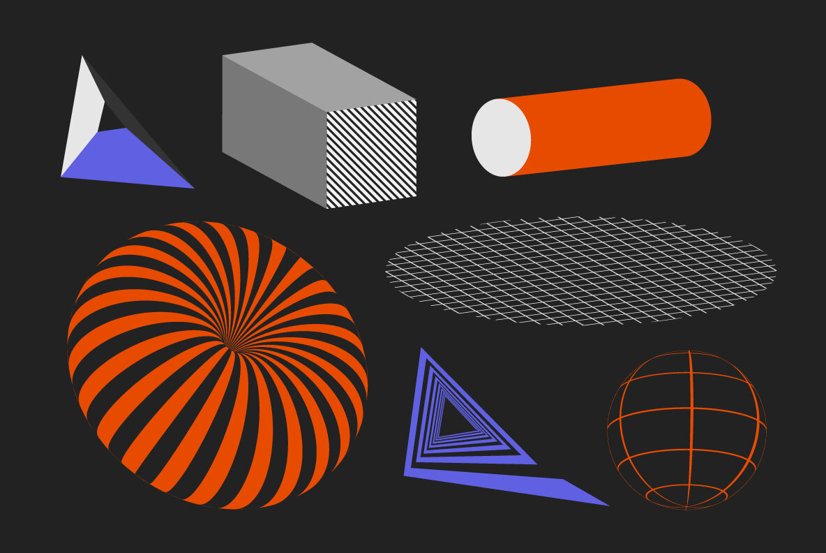 90 Vector Texture Shapes 90 Vector Texture Shapes