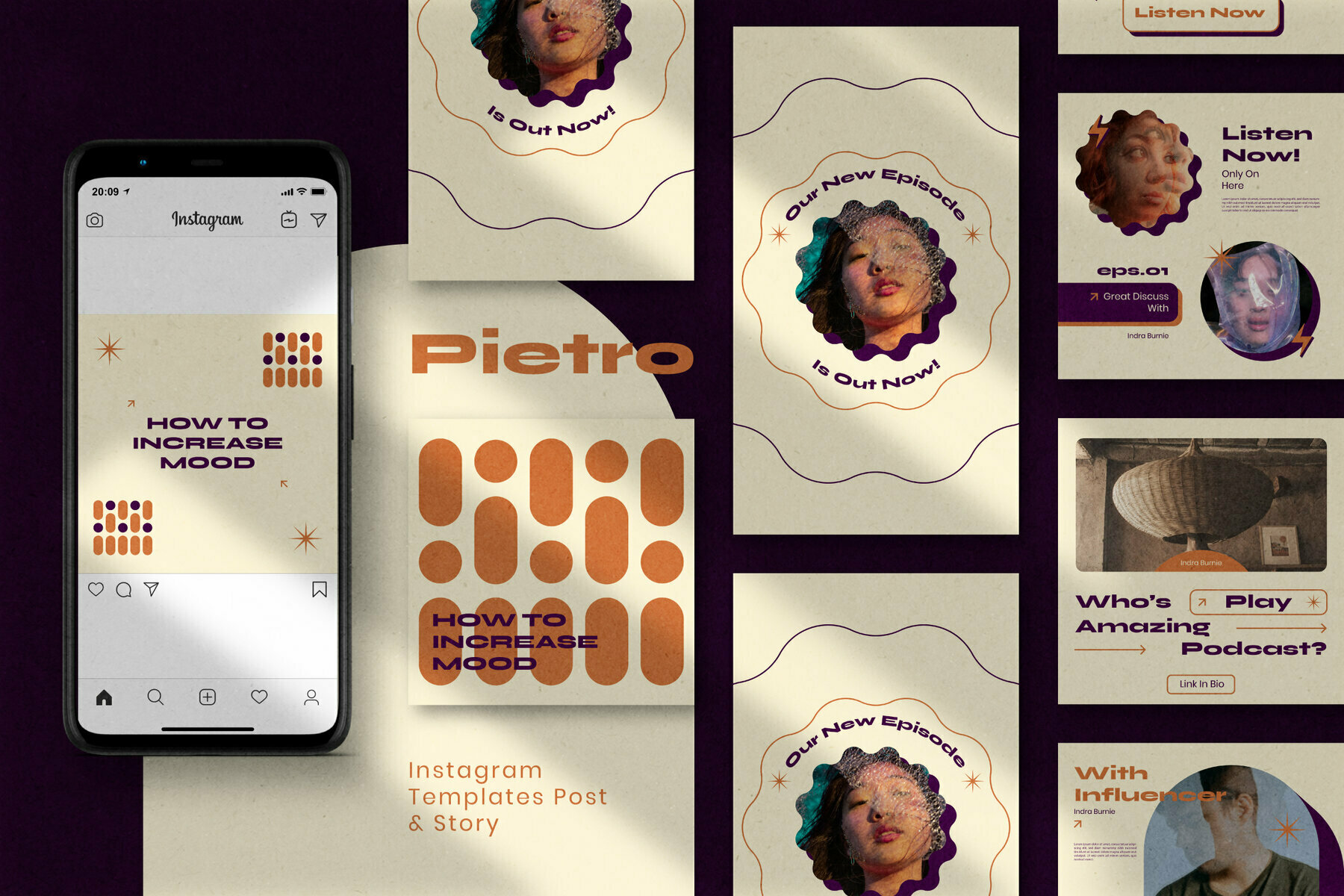 Pietro Instagram Template Pietro Instagram Template