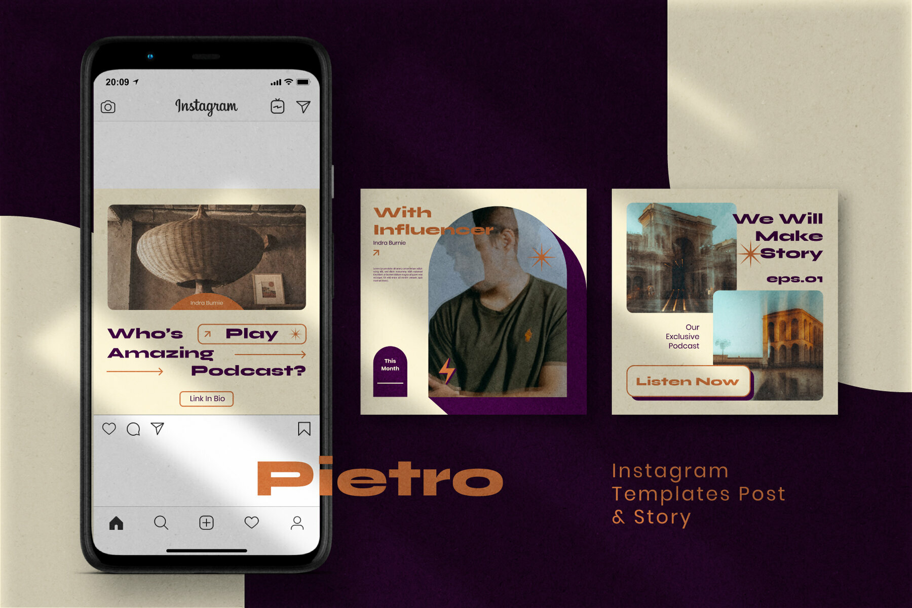 Pietro Instagram Template Pietro Instagram Template