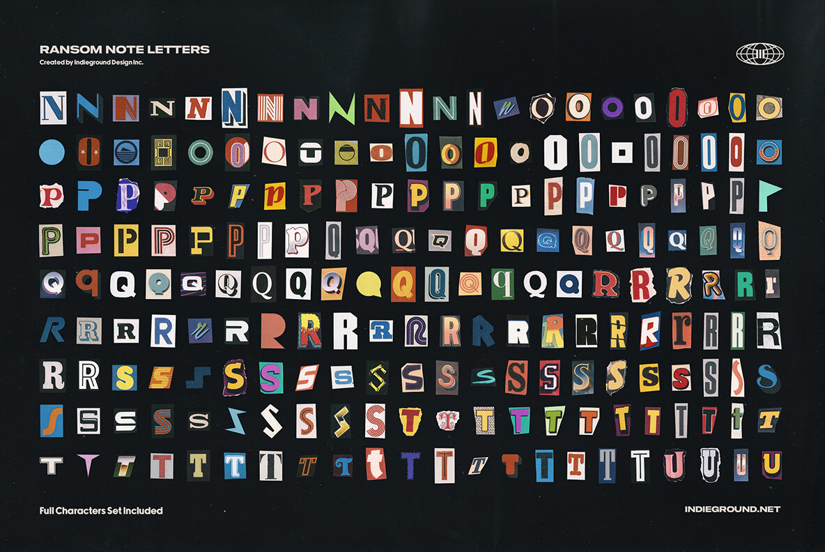 Ransom Note Letters Ransom Note Letters