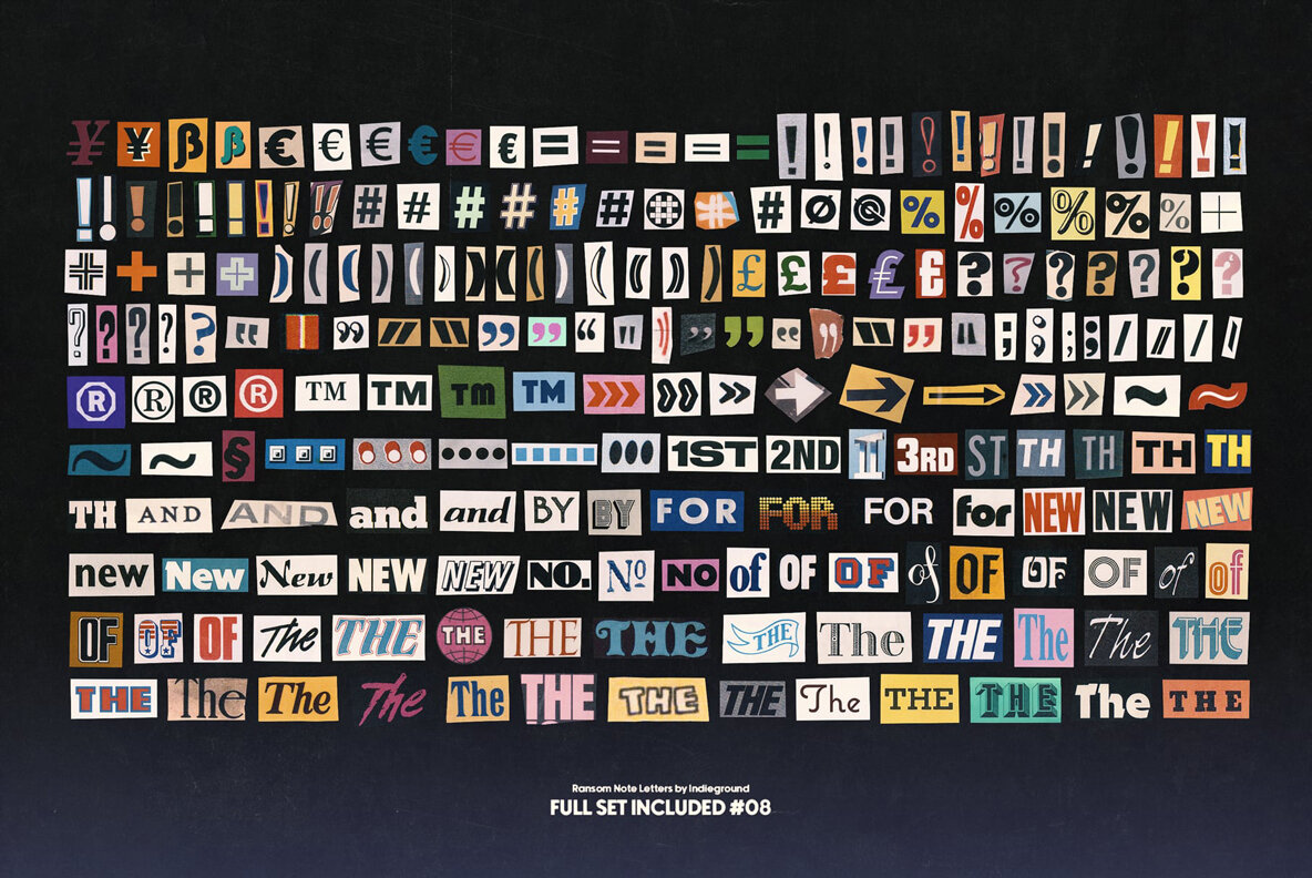 Ransom Note Letters 13