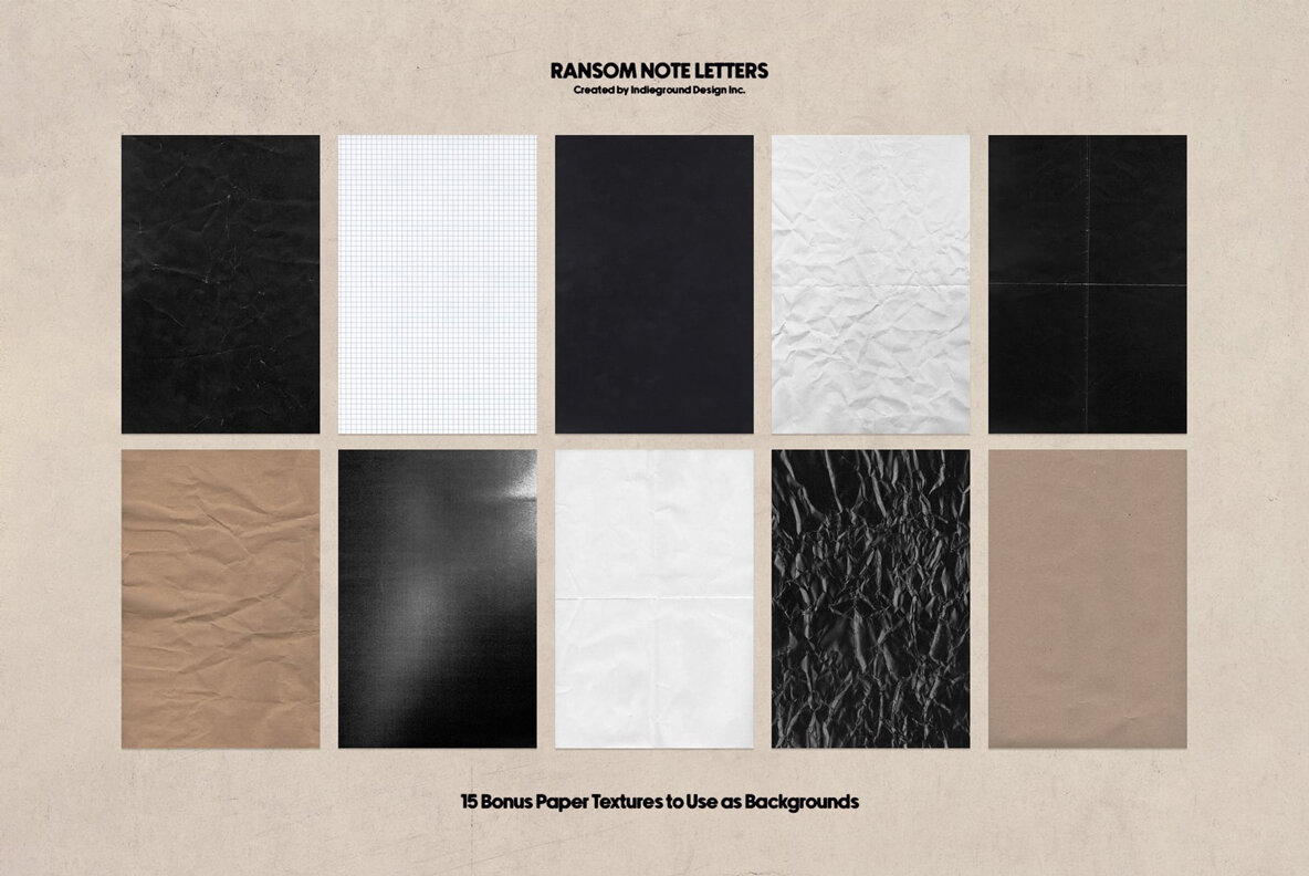 Ransom Note Letters 14