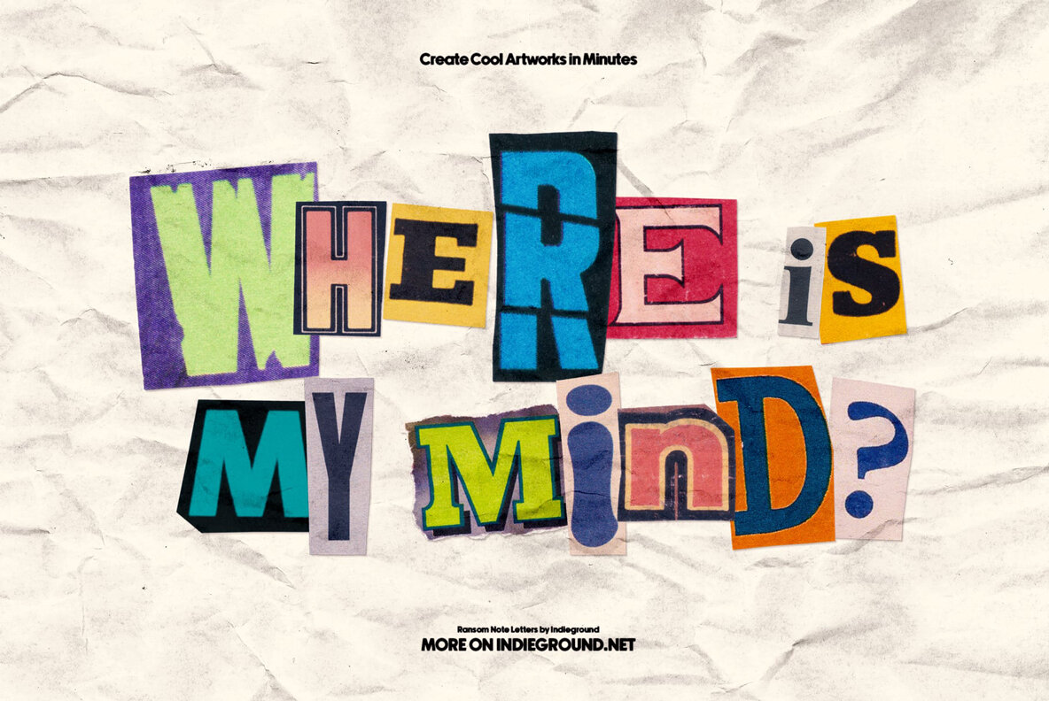 Ransom Note Letters 16