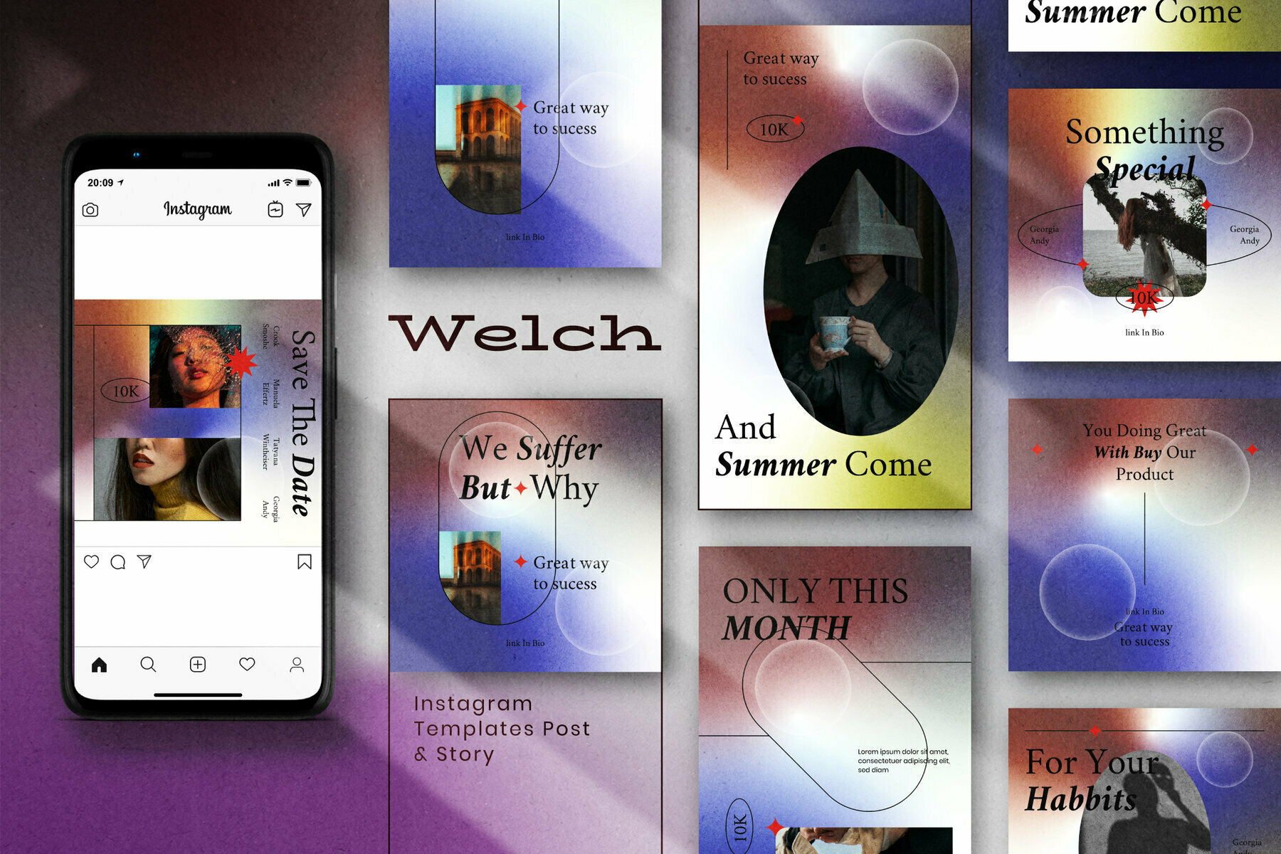 Welch Instagram Template Welch Instagram Template