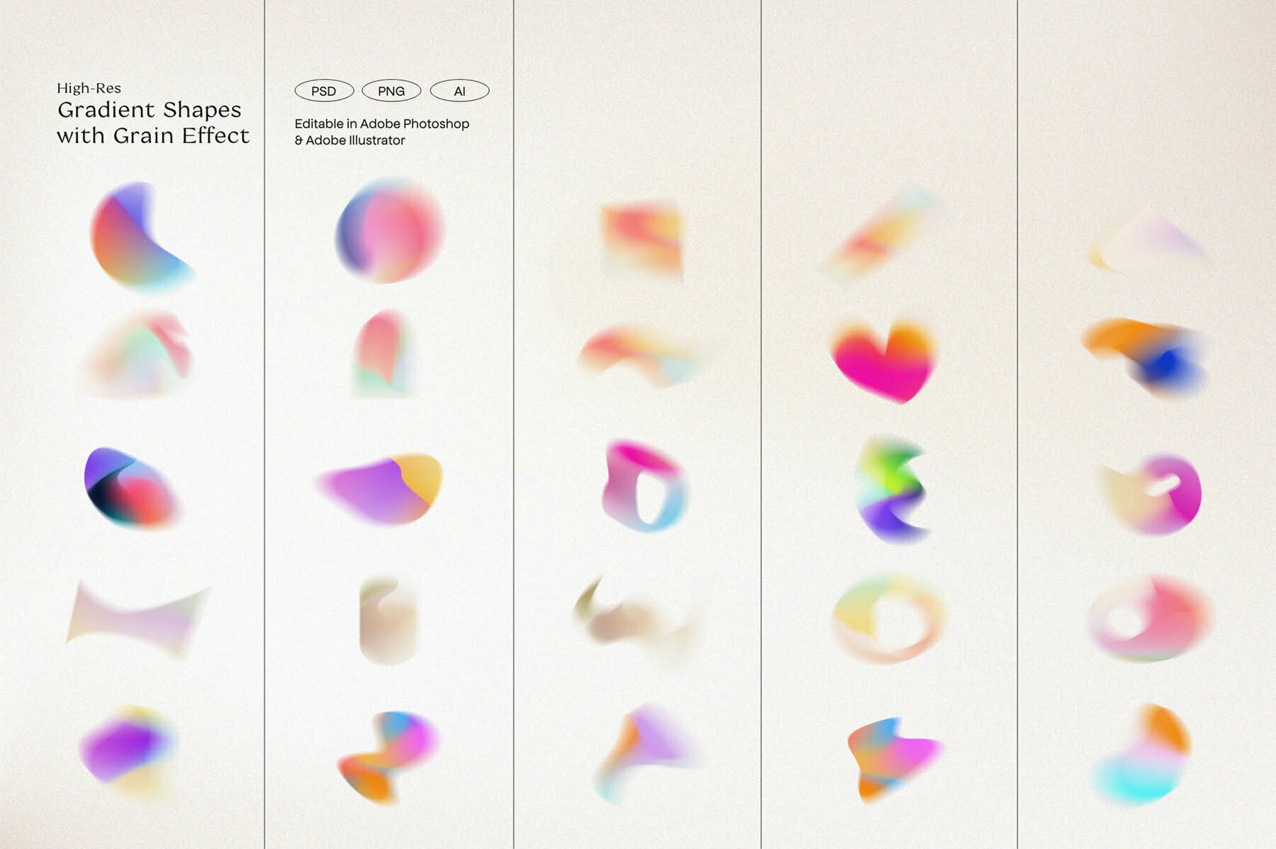 Angeles Gradients Shapes Angeles Gradients Shapes