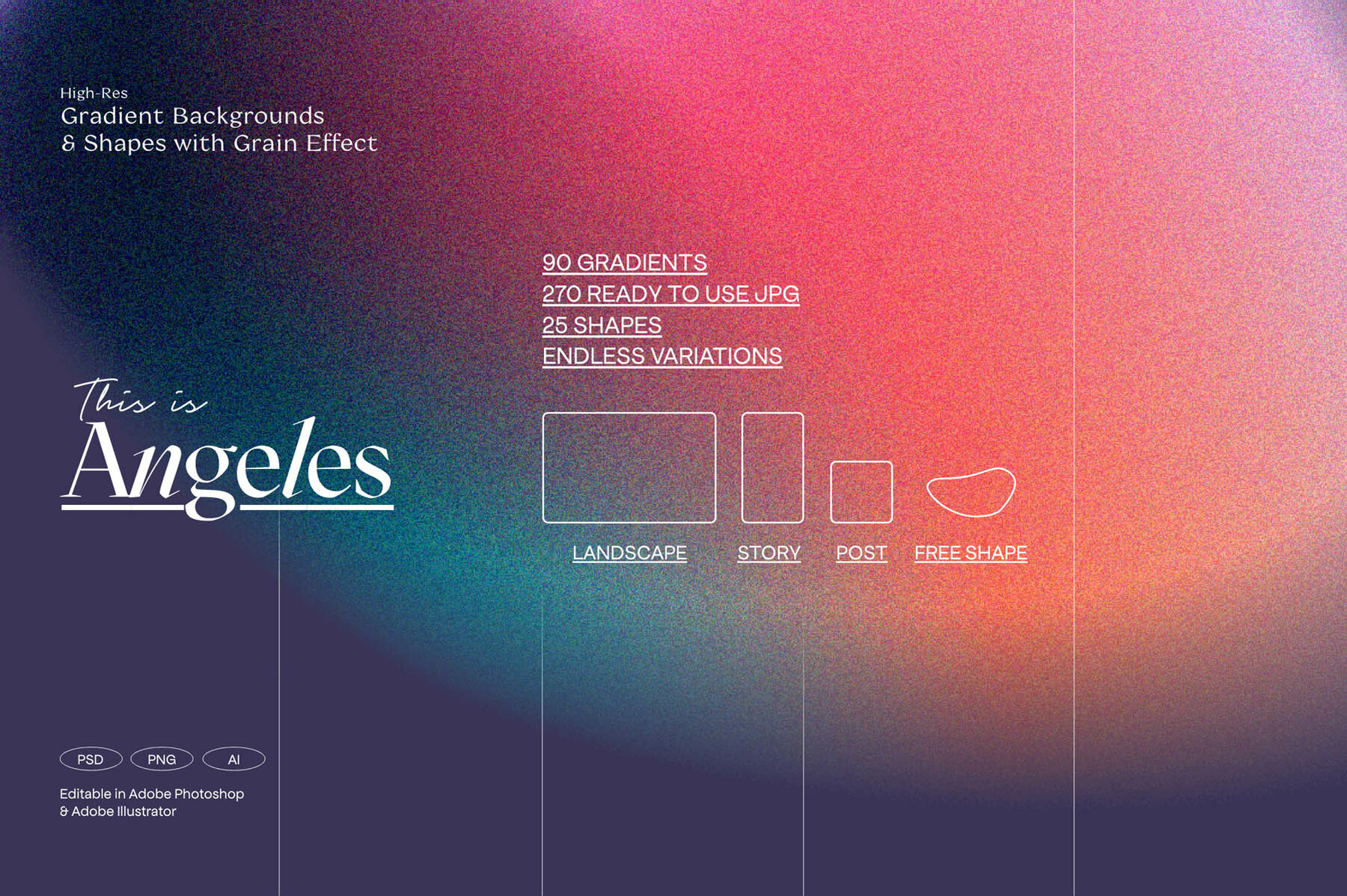 Angeles Gradients Shapes Angeles Gradients Shapes