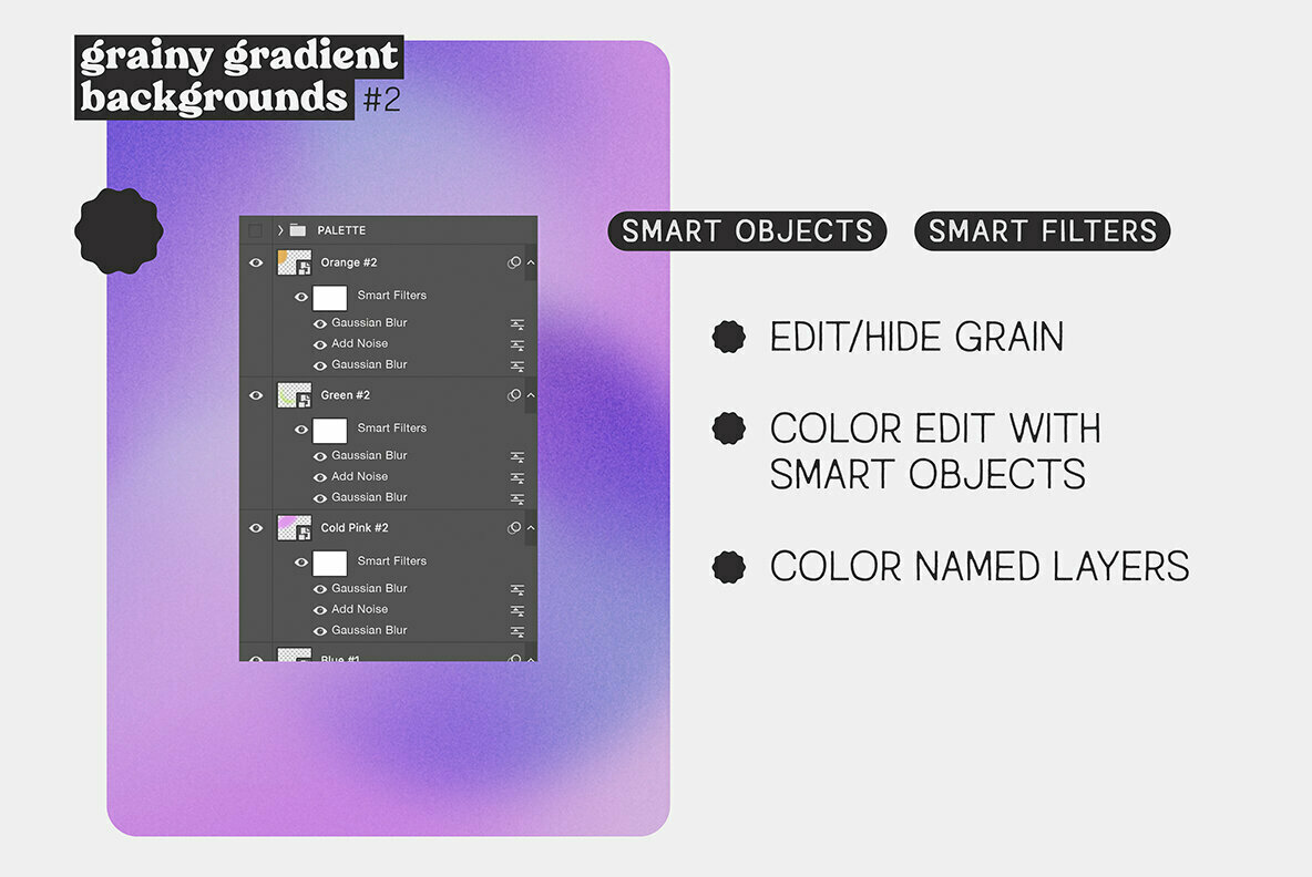 Grainy Gradient Backgrounds 2 Grainy Gradient Backgrounds 2