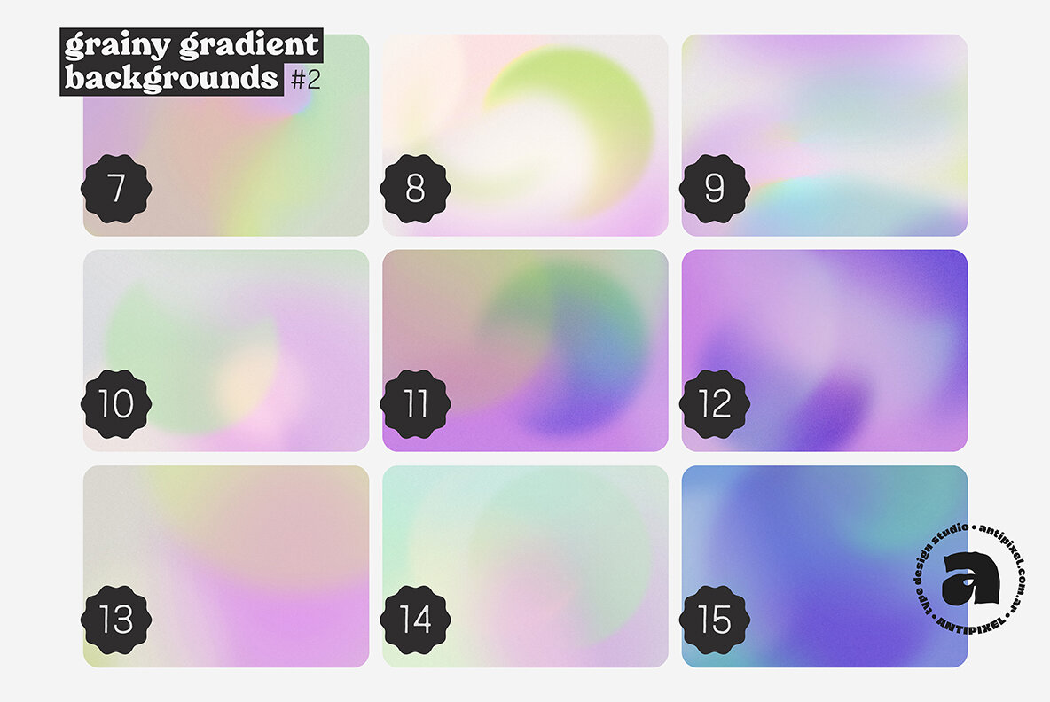 Grainy Gradient Backgrounds 2 Grainy Gradient Backgrounds 2