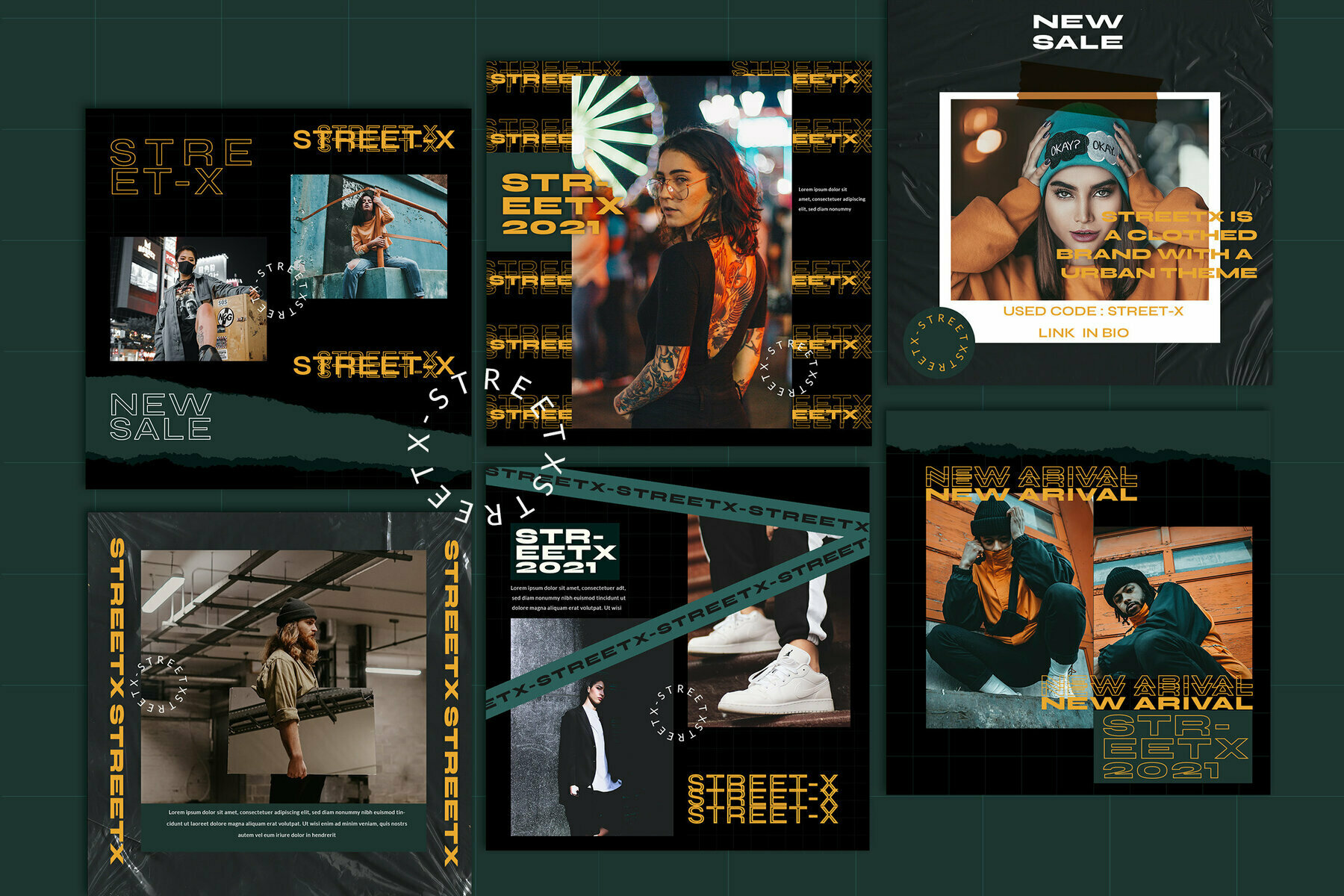 STREETX Instagram Template STREETX Instagram Template