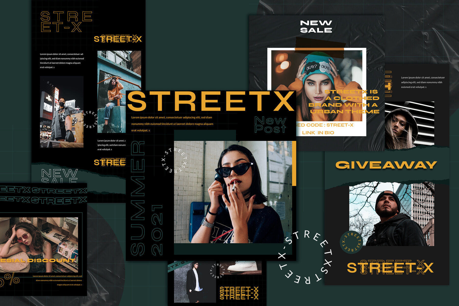 STREETX Instagram Template STREETX Instagram Template
