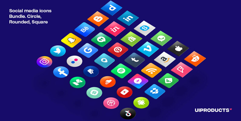 Social Media Icons Bundle