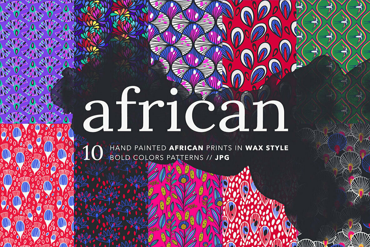 African Ankara Wax Patterns Set African Ankara Wax Patterns Set