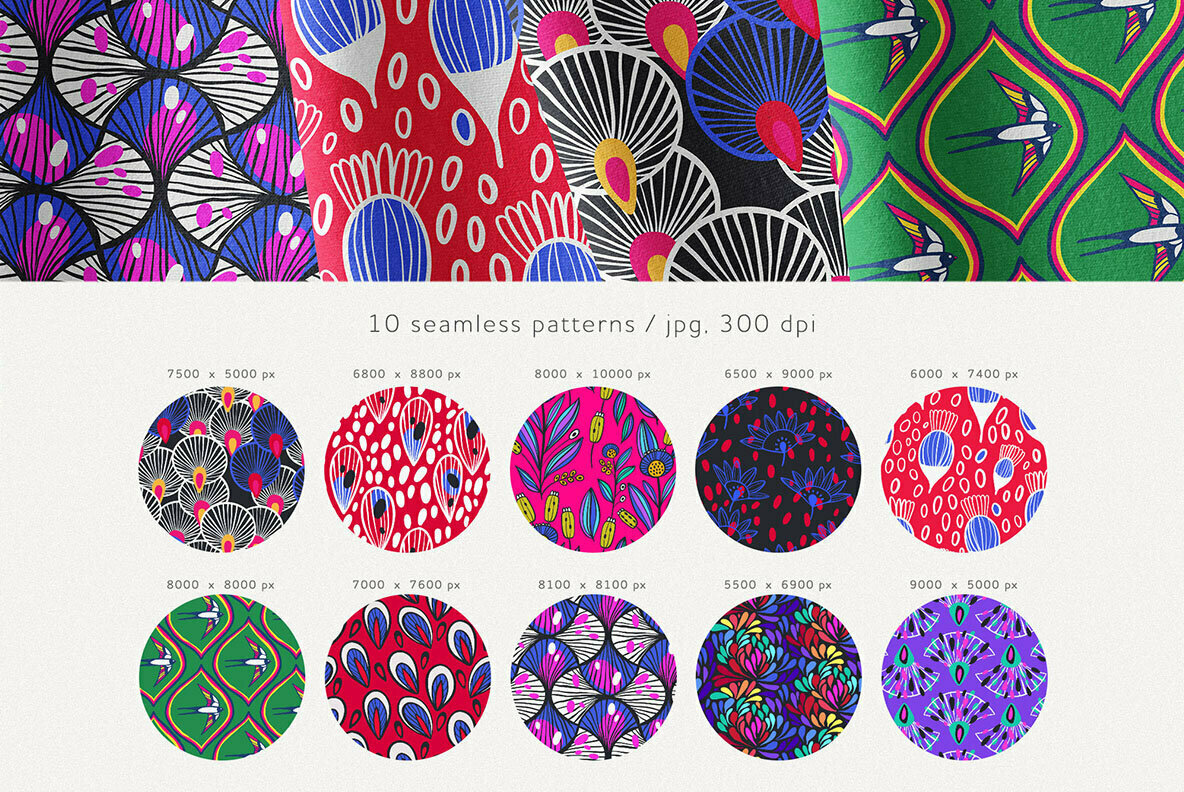 African Ankara Wax Patterns Set African Ankara Wax Patterns Set
