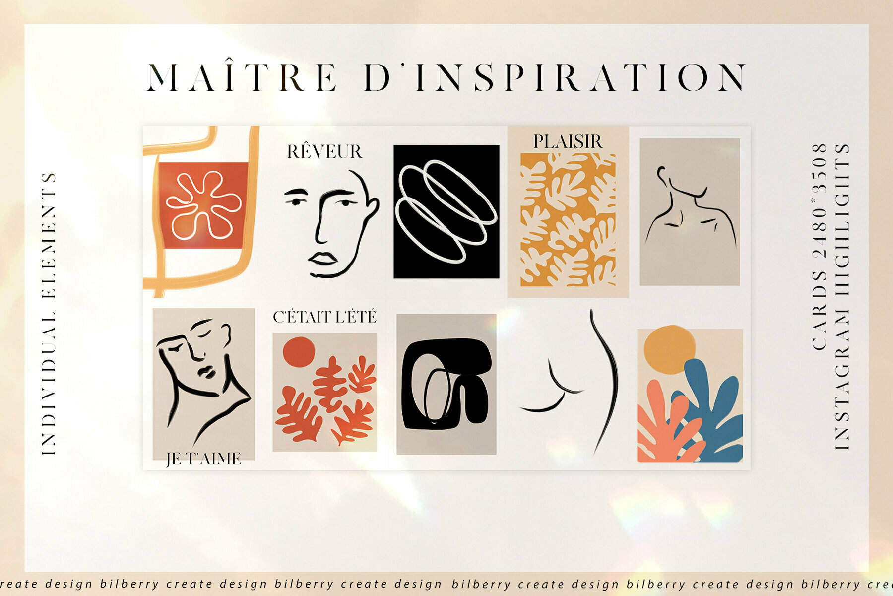 Ma tre de linspiration art set Ma tre de linspiration art set