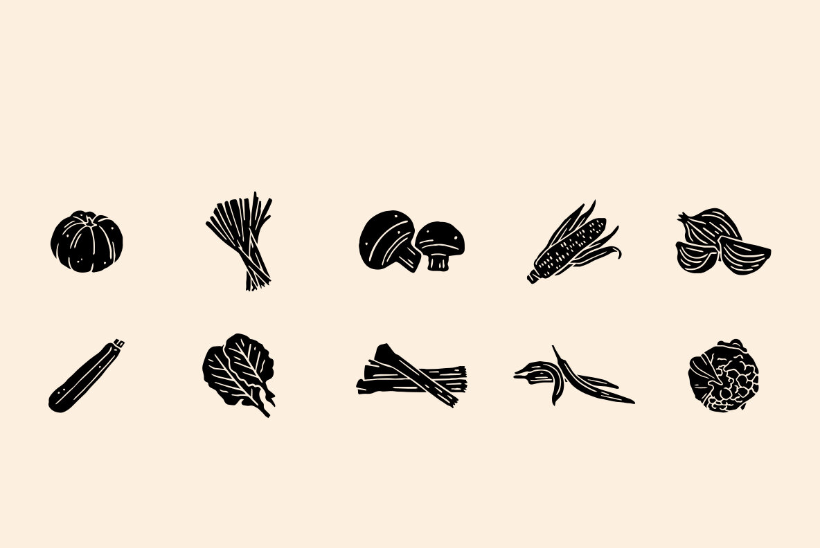 Linocut Garden Bundle Linocut Garden Bundle