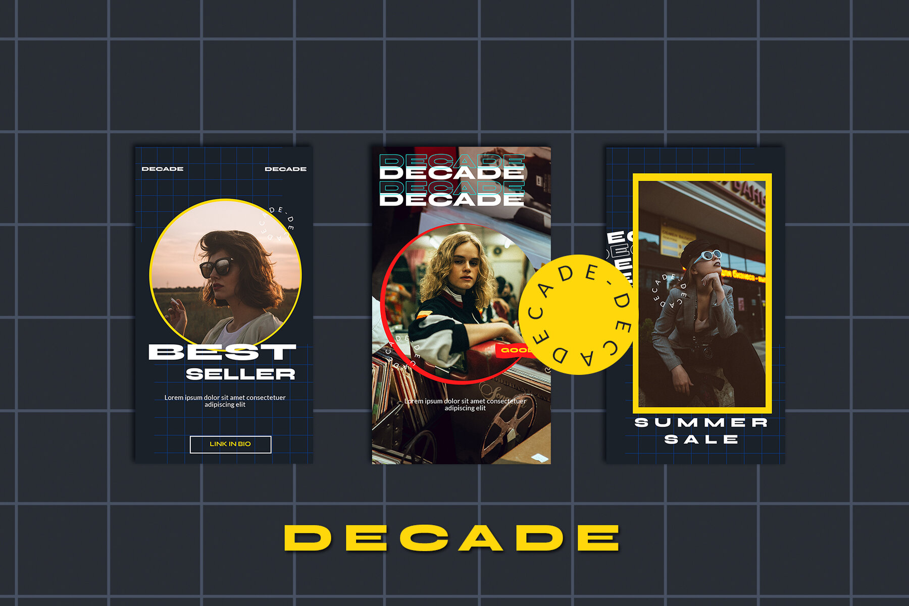 DECADE Instagram Template DECADE Instagram Template