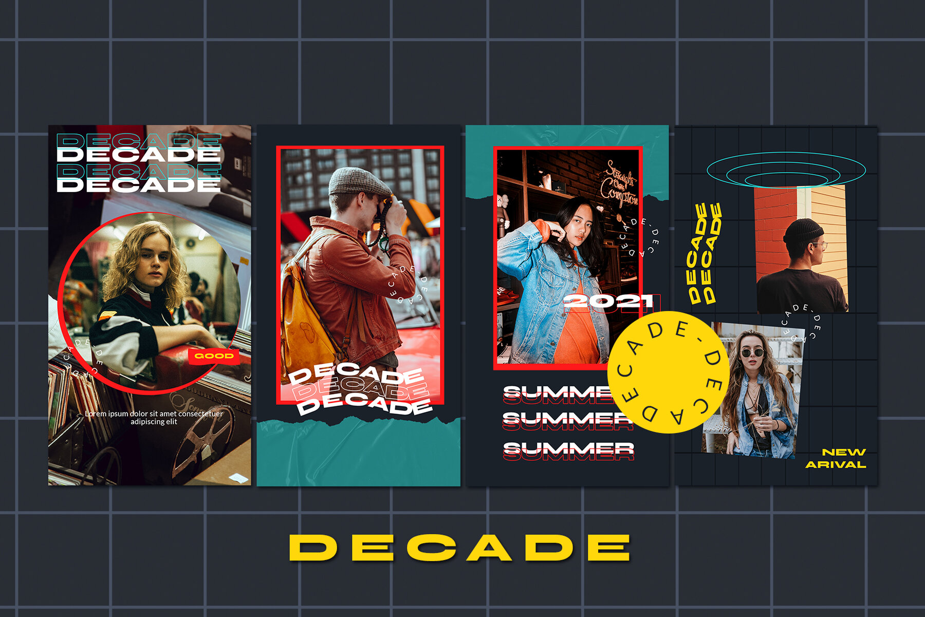 DECADE Instagram Template DECADE Instagram Template