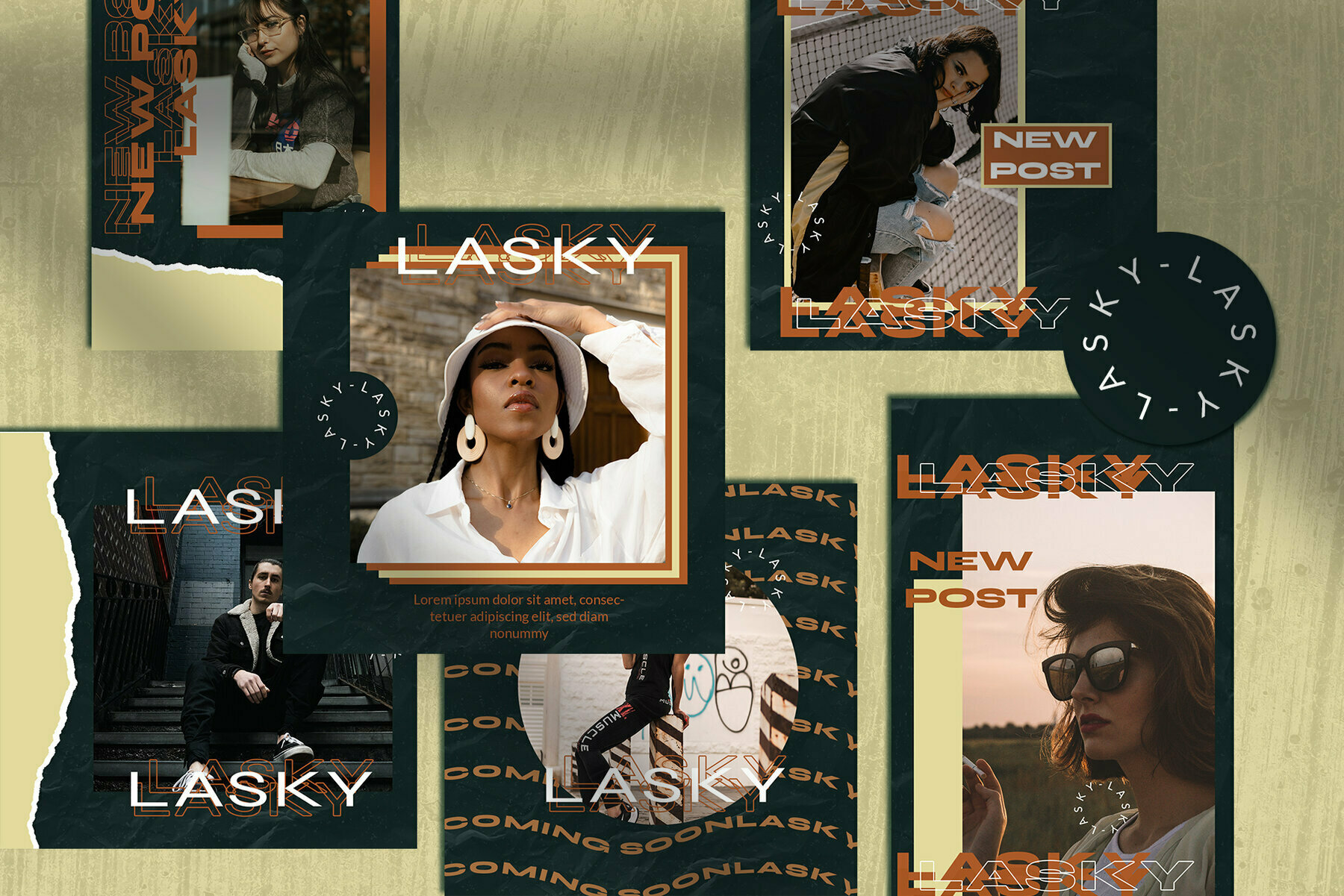 Lasky Instagram Template Lasky Instagram Template