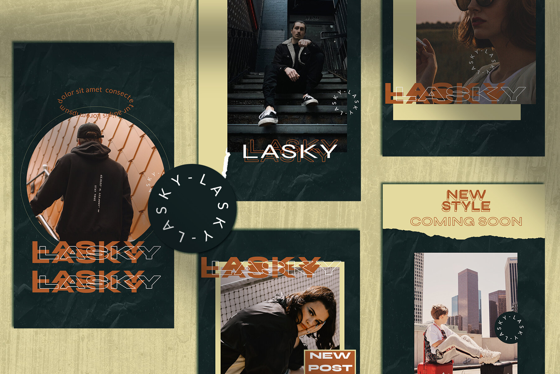 Lasky Instagram Template Lasky Instagram Template