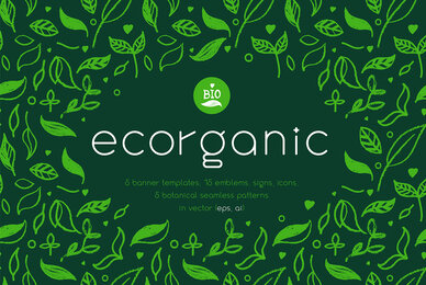 Ecorganic   Organic shapes  Ecology concept