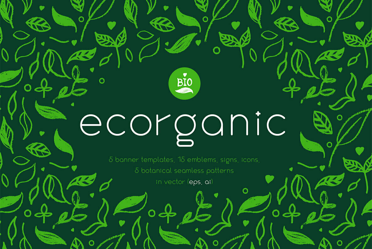 Ecorganic Organic shapes Ecology concept Ecorganic Organic shapes Ecology concept
