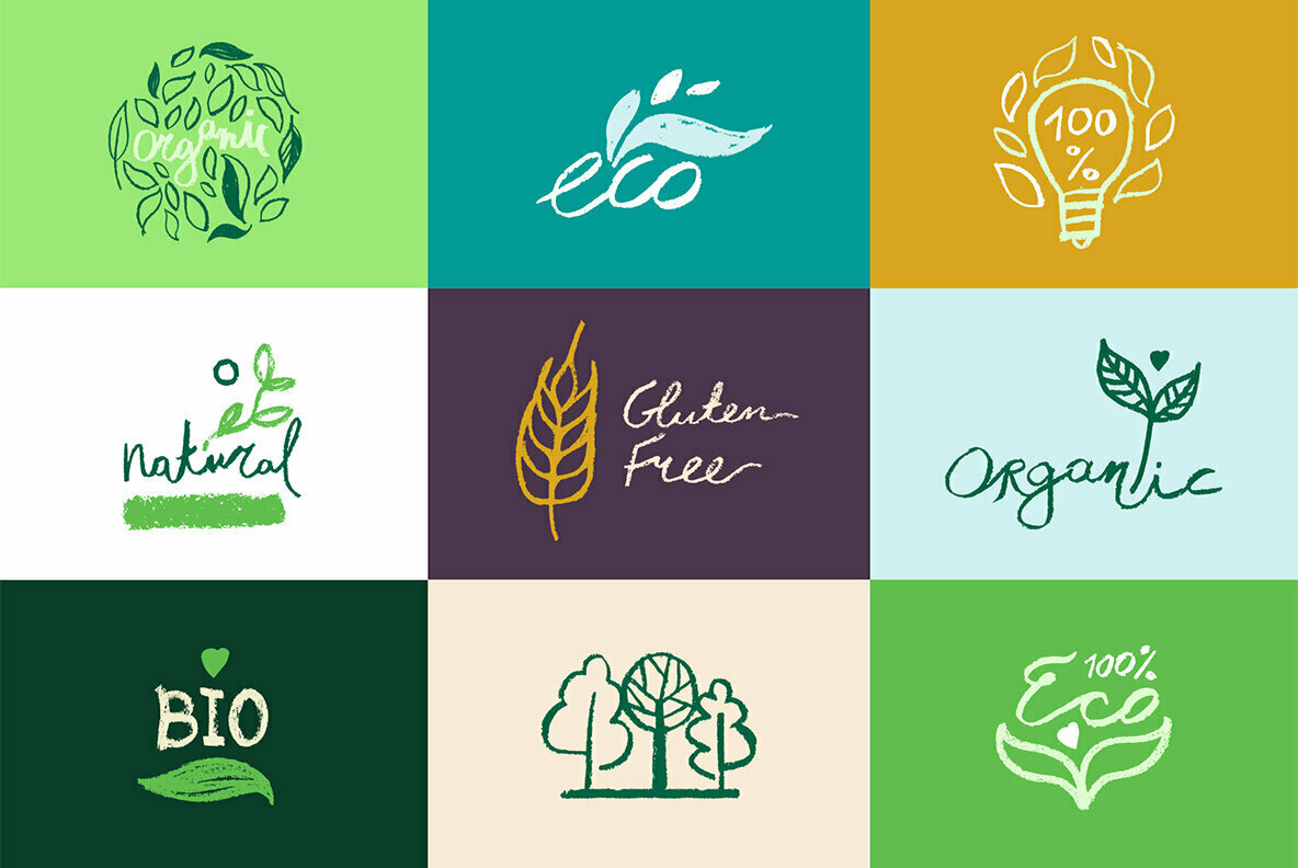 Ecorganic Organic shapes Ecology concept Ecorganic Organic shapes Ecology concept