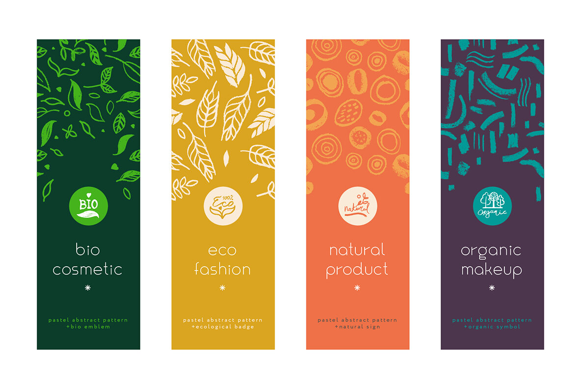 Ecorganic Organic shapes Ecology concept Ecorganic Organic shapes Ecology concept